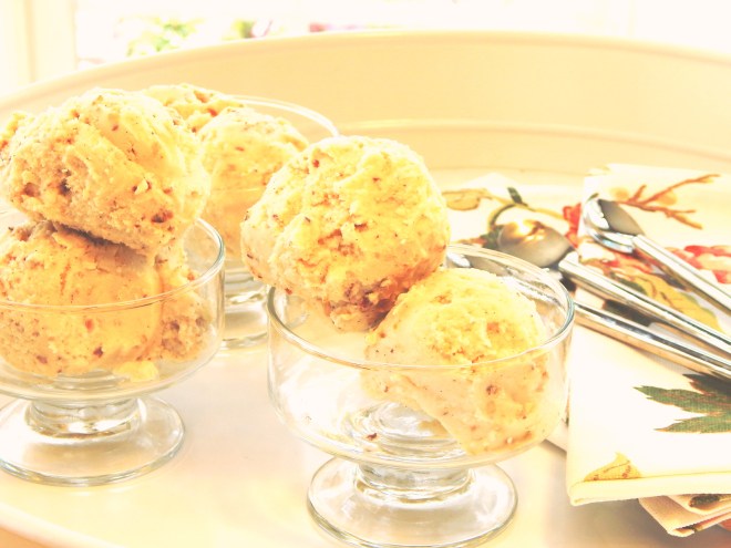 Toasted Hazelnut Orange Ice Cream