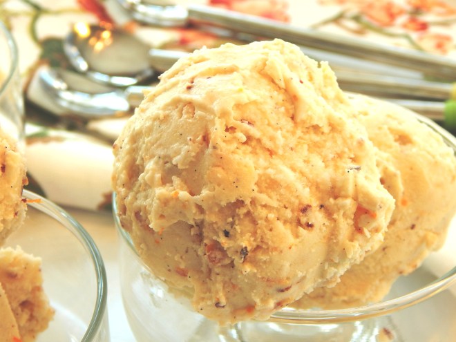 Toasted Hazelnut Orange Ice Cream