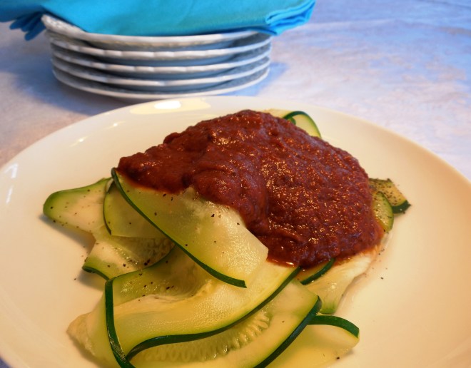 Italian Tomato Sauce with Zucchini Noodles