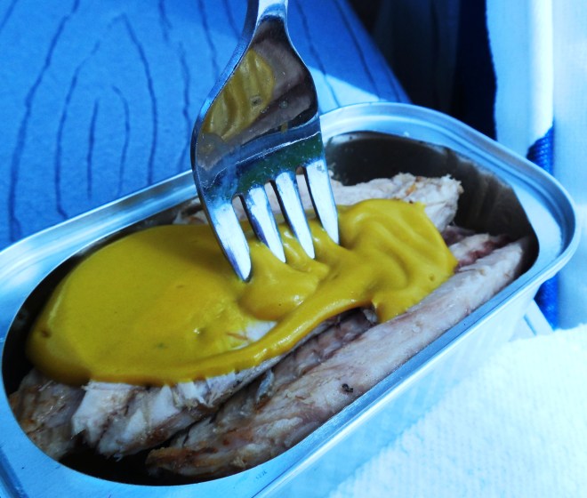 A Quick Snack - Mackerel with Mustard