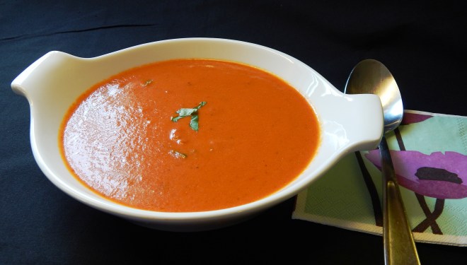 Cream of Tomato Basil Soup