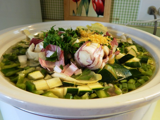 Prepped Chicken Veggie Soup