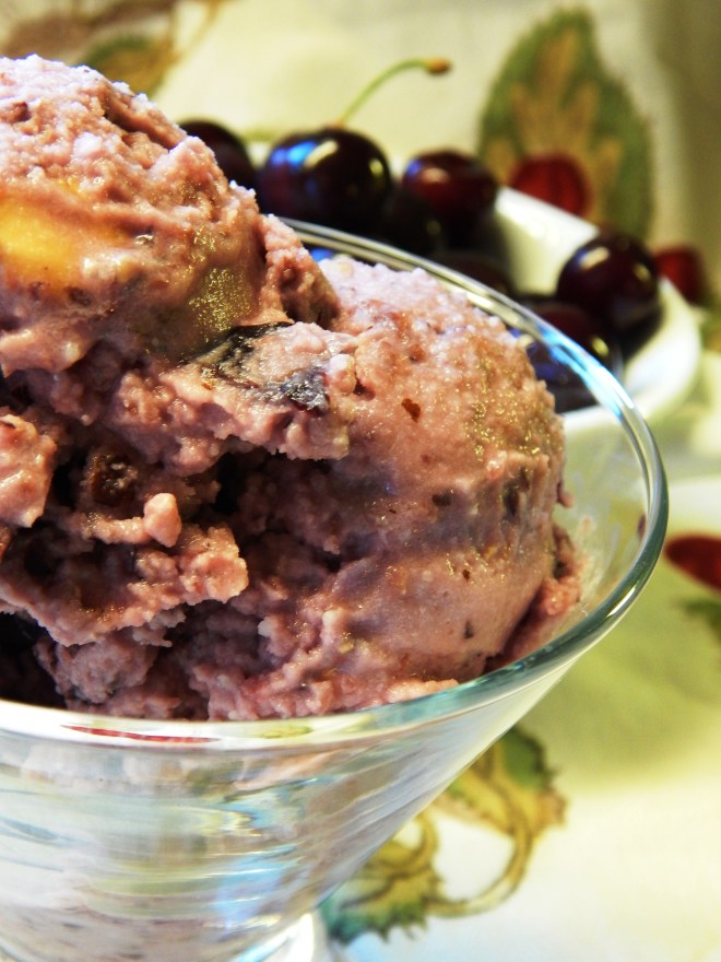 Brazilian Black Cherry Ice Cream
