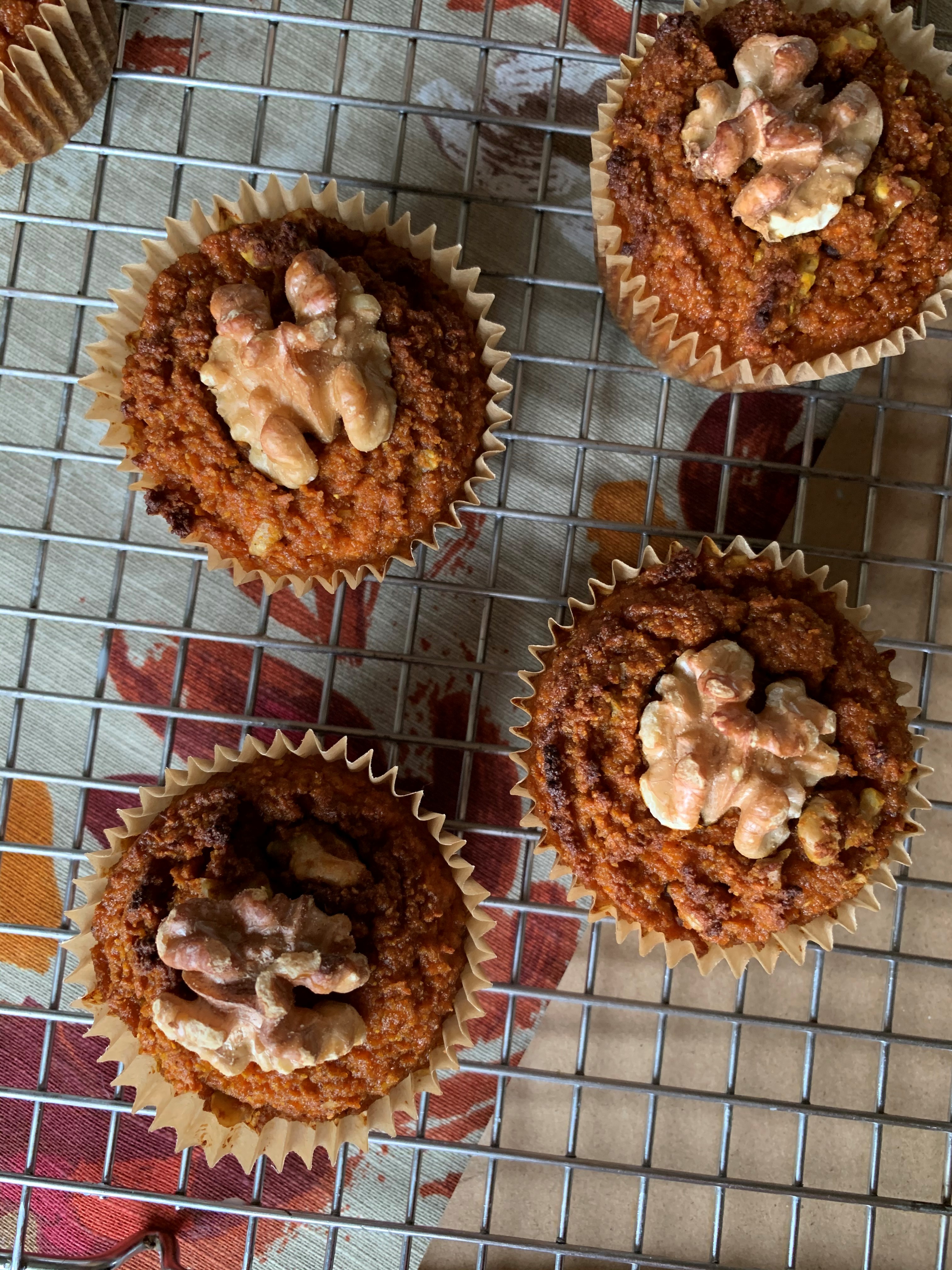 Grain Free Walnut Spice Muffins SCD, Paleo