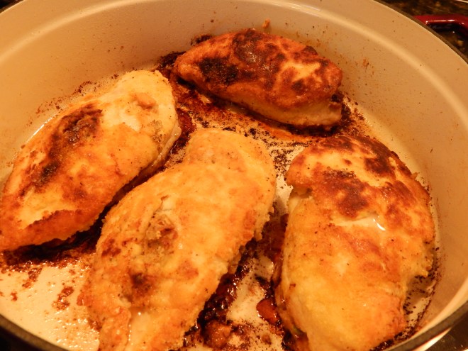 Cranberry Almond Stuffed Chicken Breasts Ready for the Oven