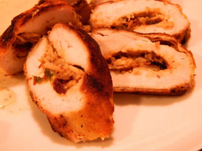 Cranberry Apricot Stuffed Chicken Breasts
