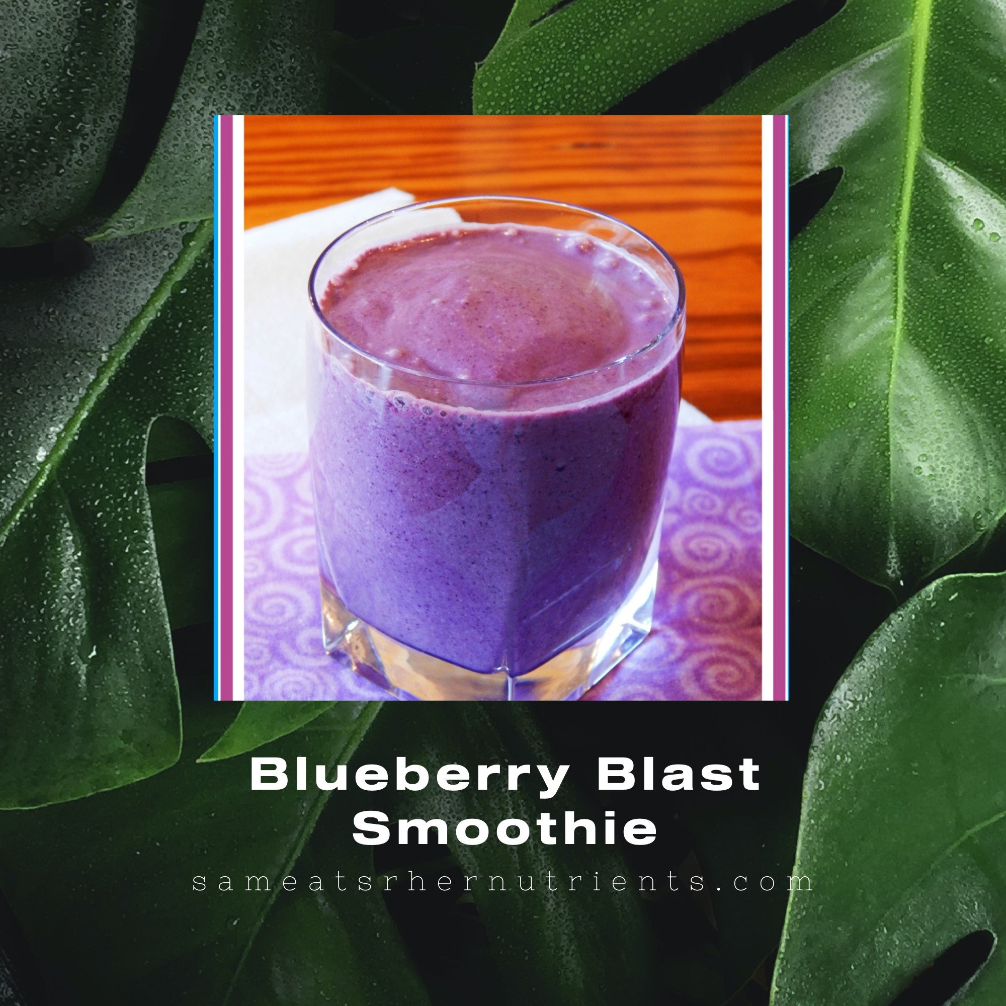 blueberry blast smoothie