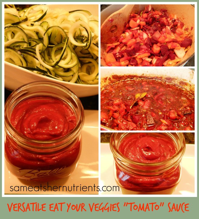 Eat Your Veggies Tomato Sauce Collage