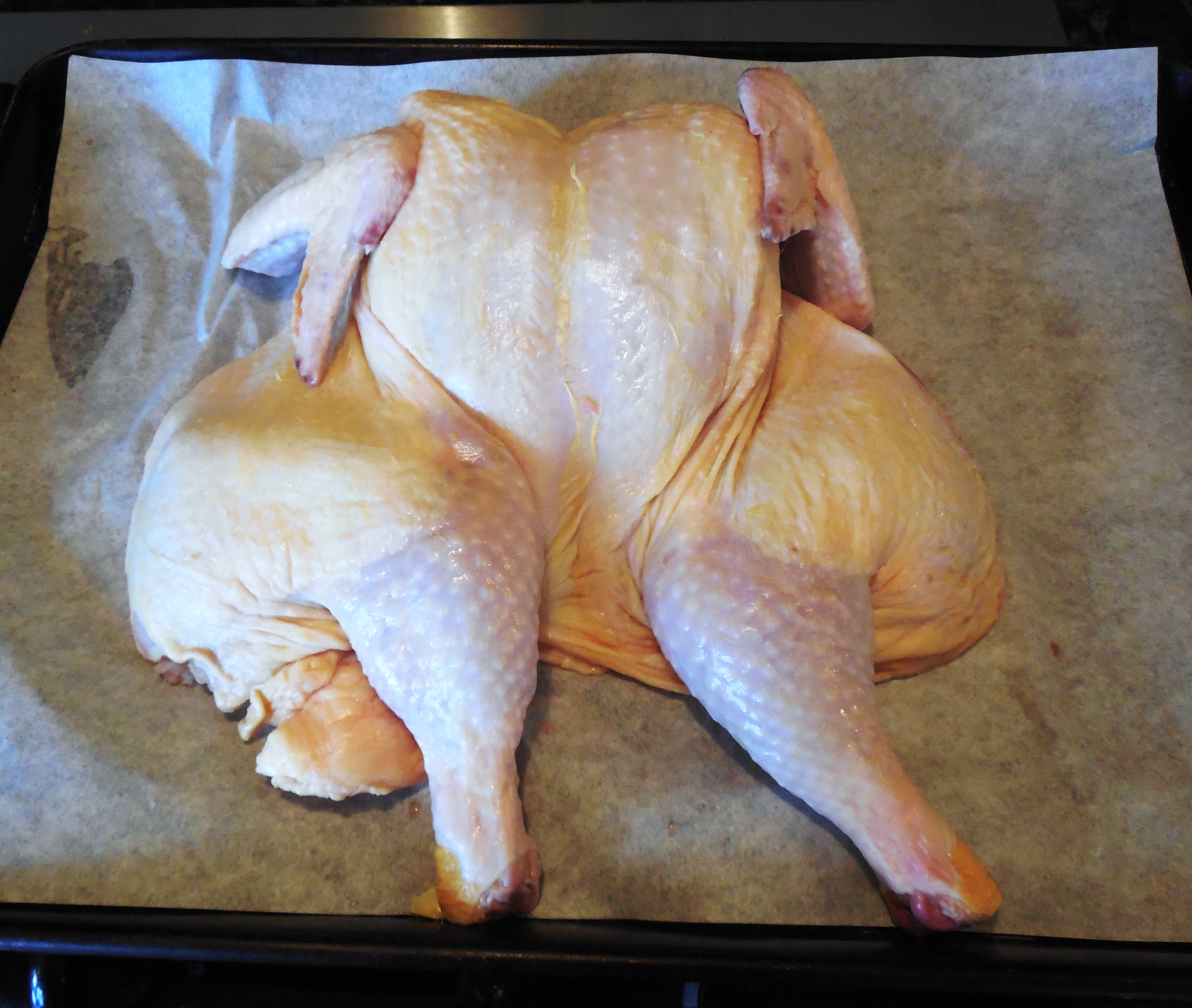 Spatchcocked Whole Chicken