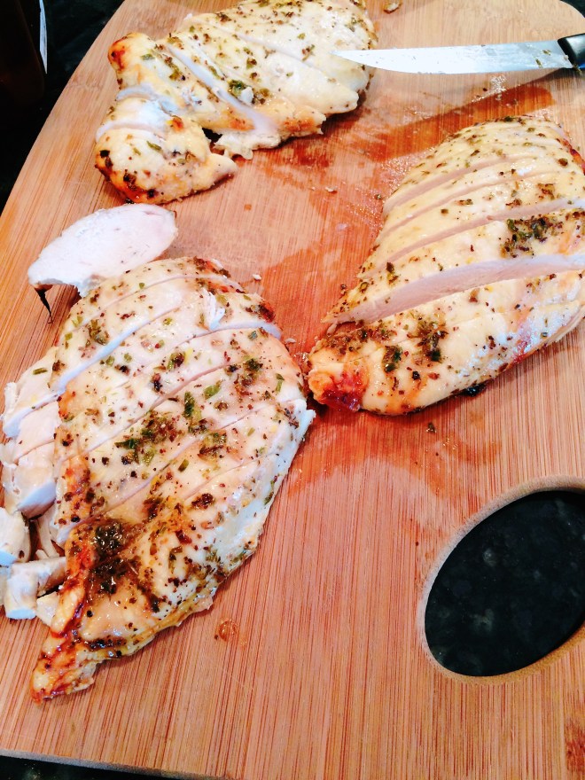 Sliced Lemon Chicken Breasts