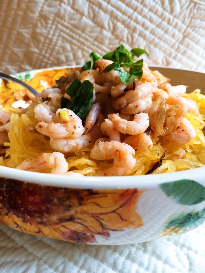 Shrimp and Shallot Bowl