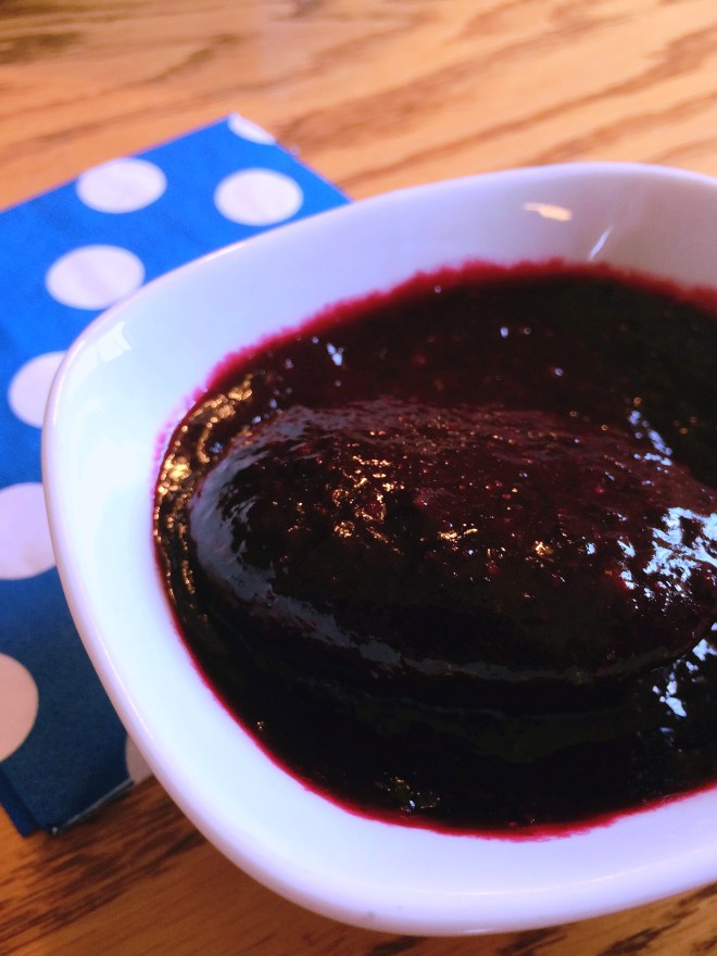 Date Sweetened Blueberry Spoon Fruit