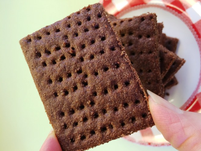 Grain Free Chocolate Graham Crackers