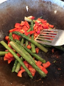 Asparagus and Red Peppers