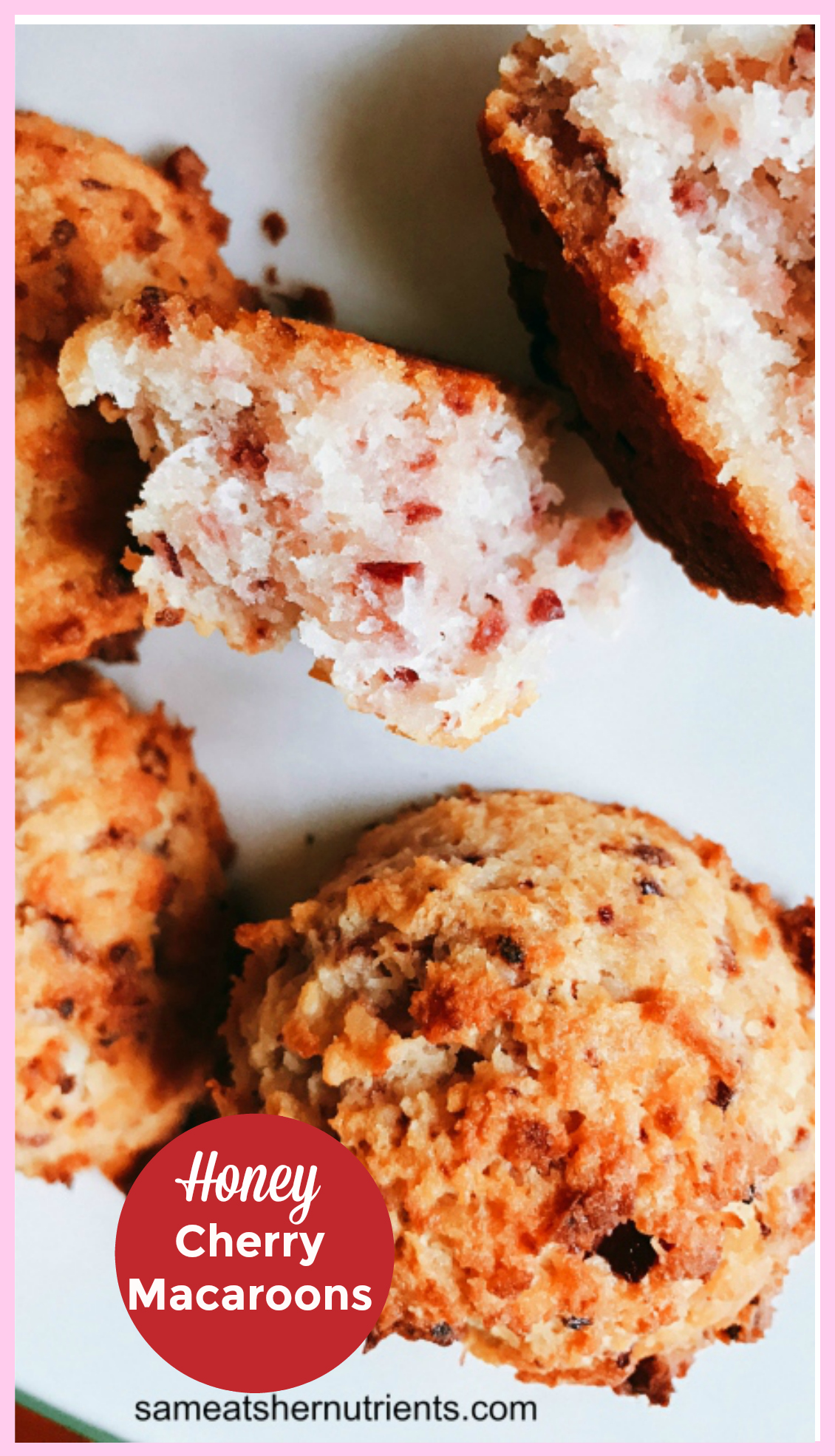 Honey Cherry Macaroons