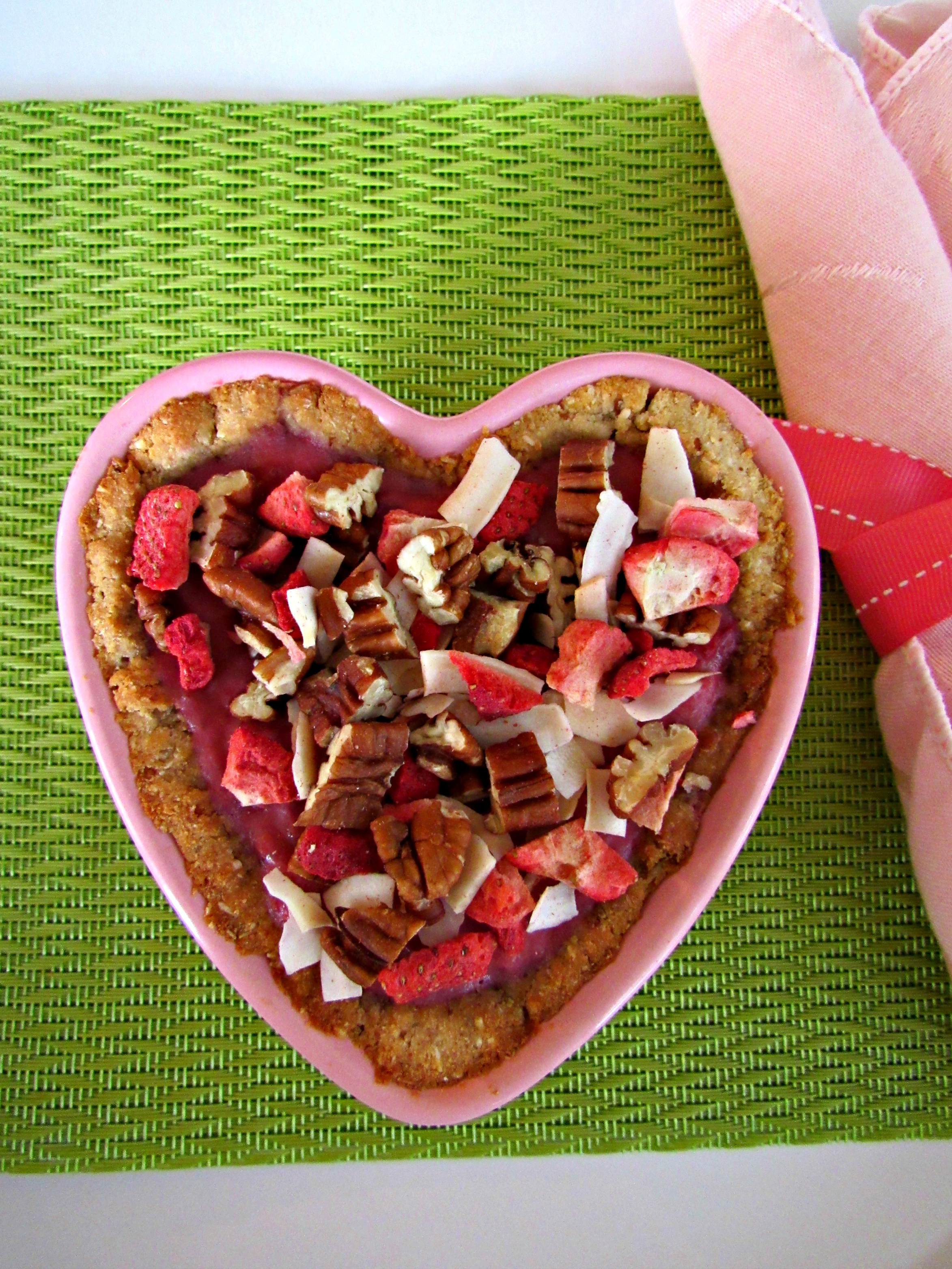 Strawberry Pecan Granola Tart