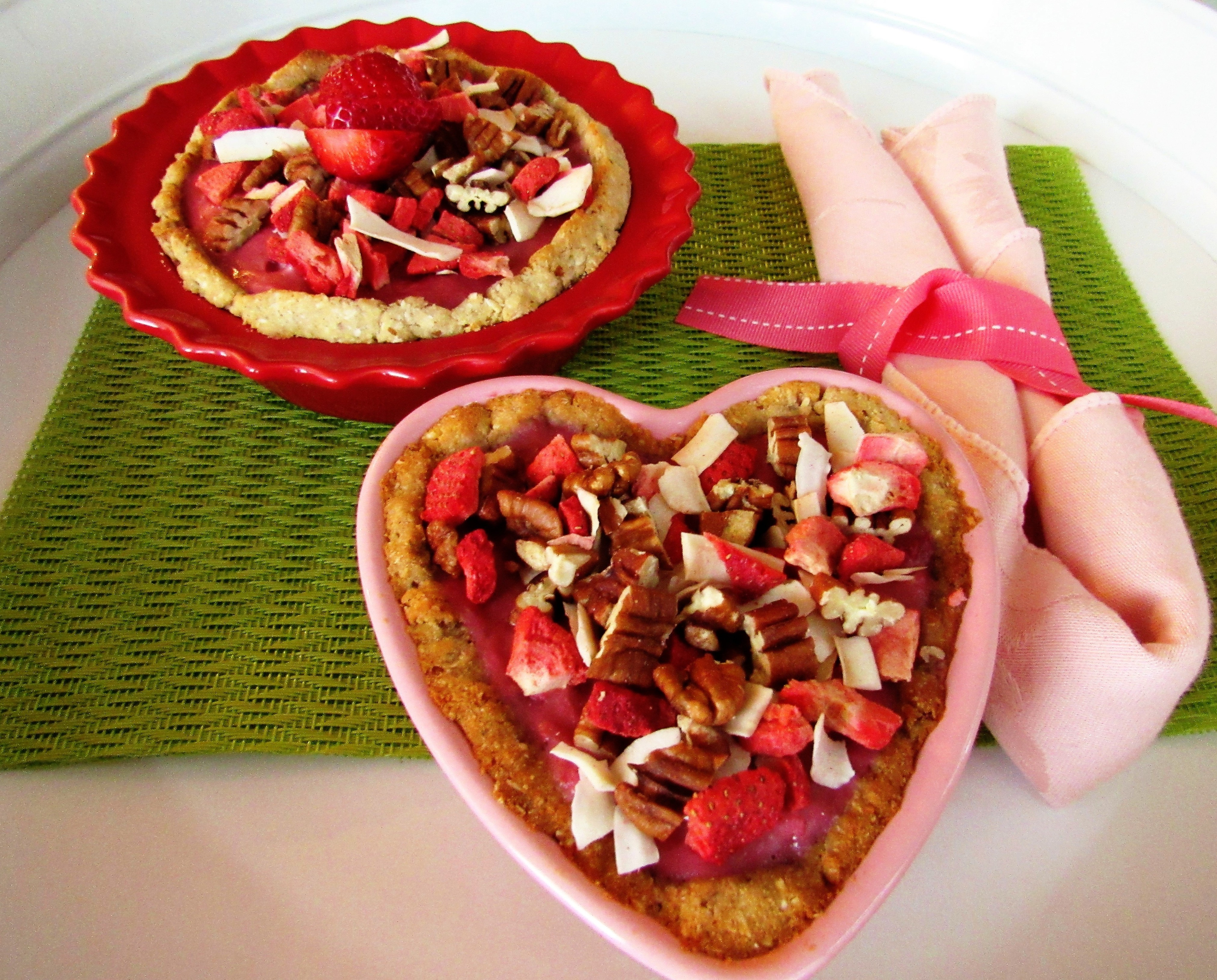 Strawberry Pecan Granola Tarts