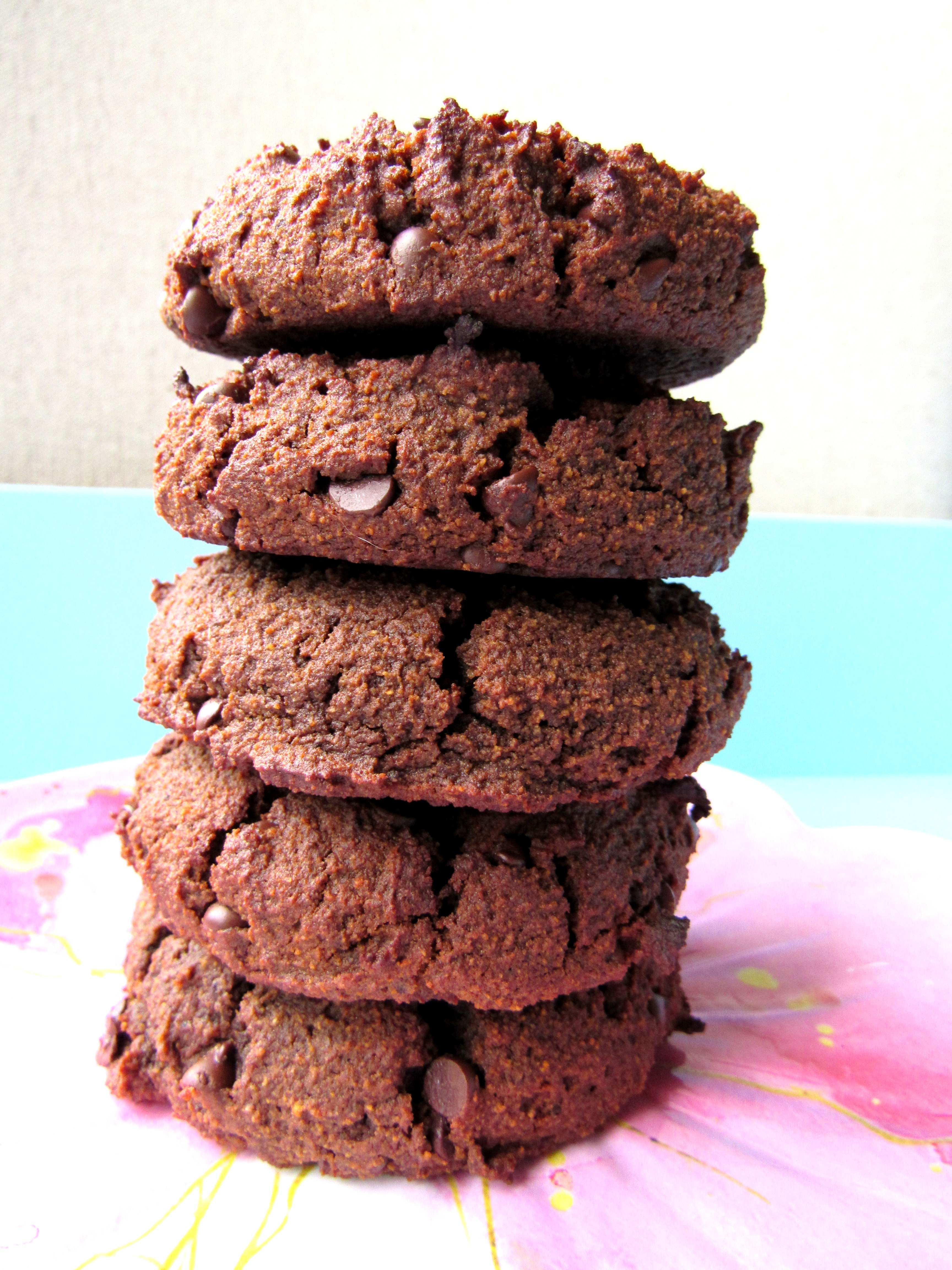 Double Chocolate Cookies Date Sweetened Coconut Flour