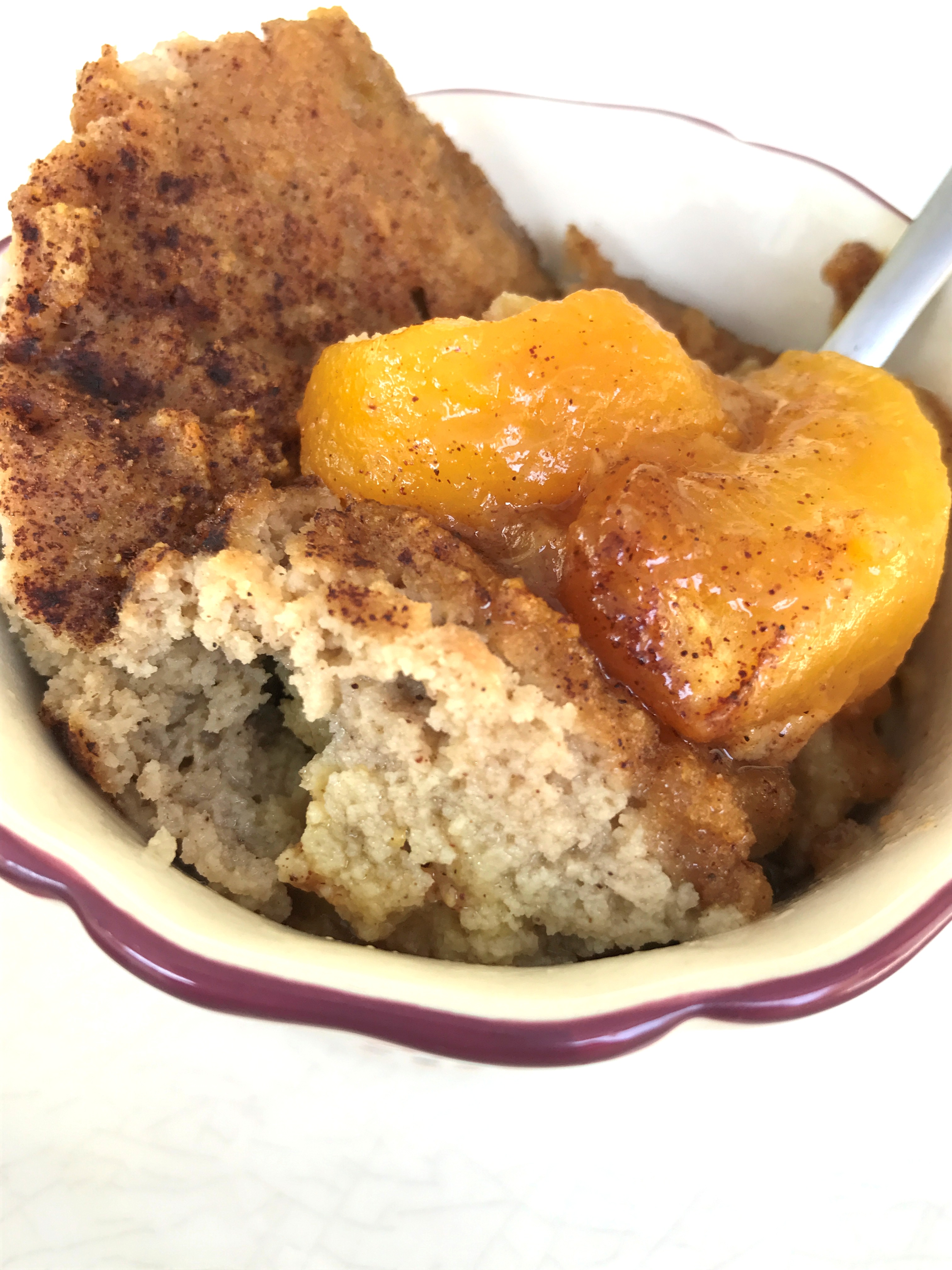 Grain Free Peach Cobbler