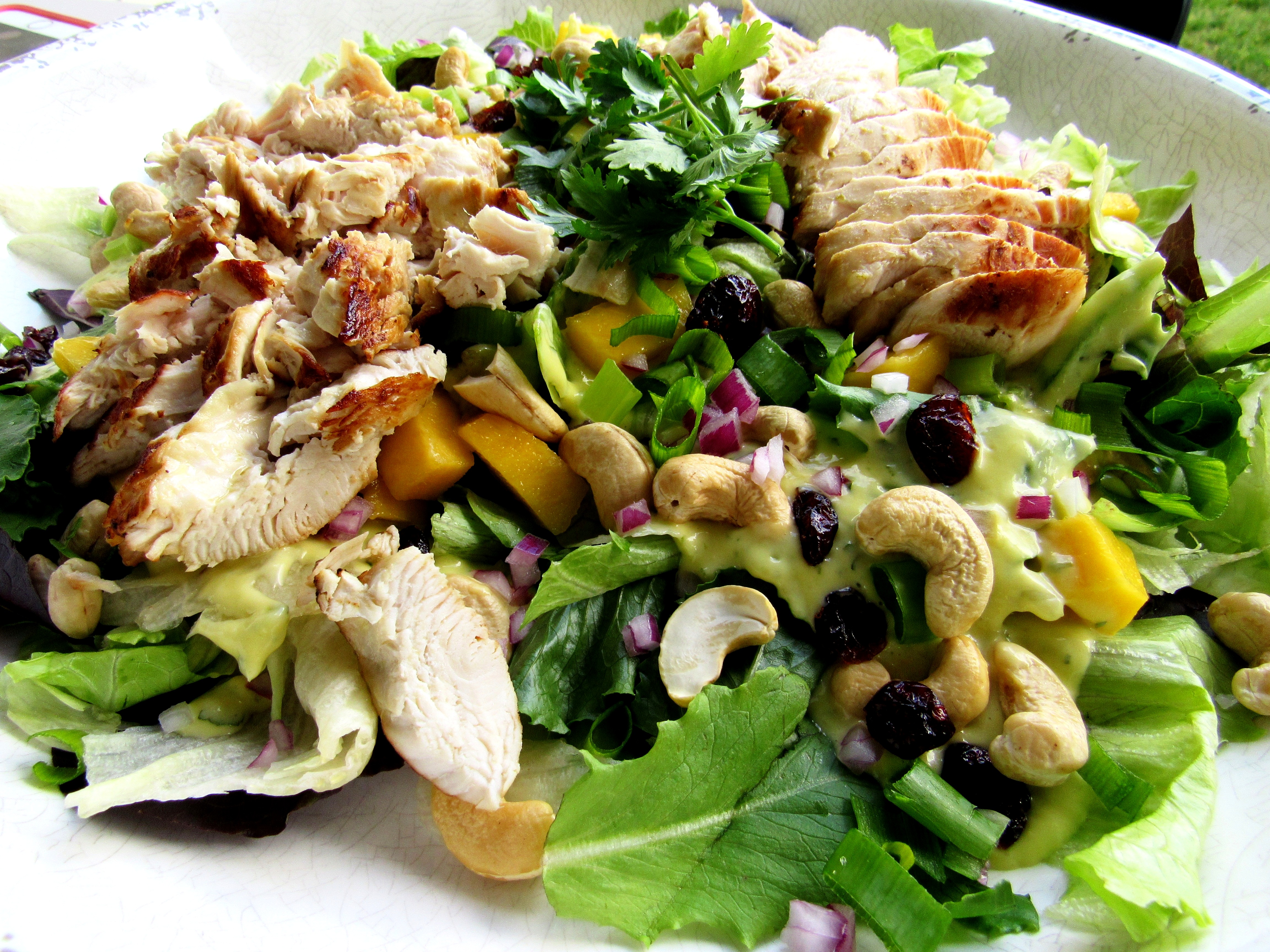 Mango Cashew Chicken Salad