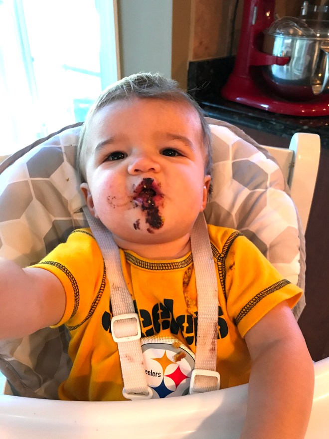 Toddler Approved Pumpkin Spice Muffins with Chocolate Chips and Raisins
