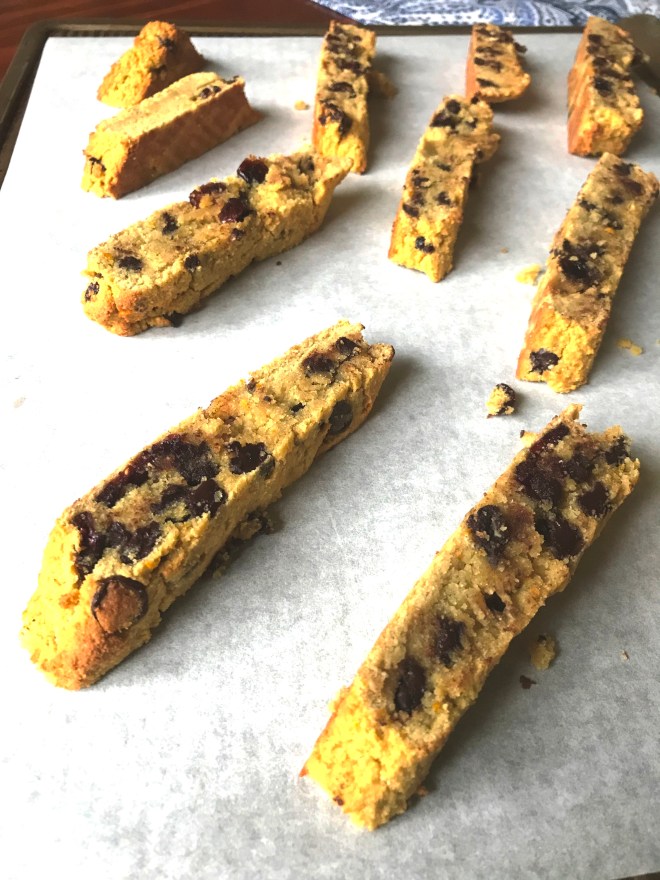 Biscotti Ready For Second Bake