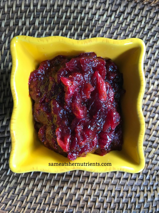 Fresh and Quick Cranberry Sauce