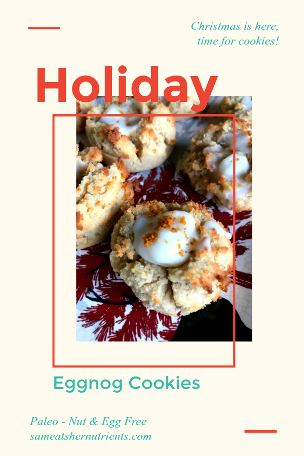Holiday Eggnog Cookies - Nut and Egg Free