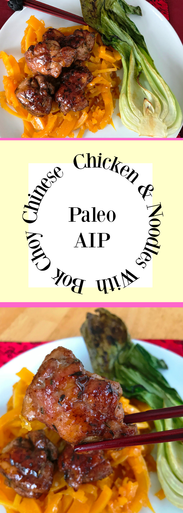 Delicious Chinese Chicken Dinner that is Grain Free, Paleo and AIP. It is the perfect dinner when you have a Chinese Takeout Craving!