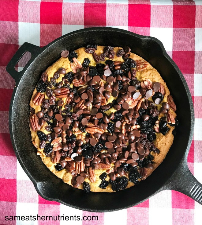 Grain Free Skillet Monster Cookie - Party Fun!