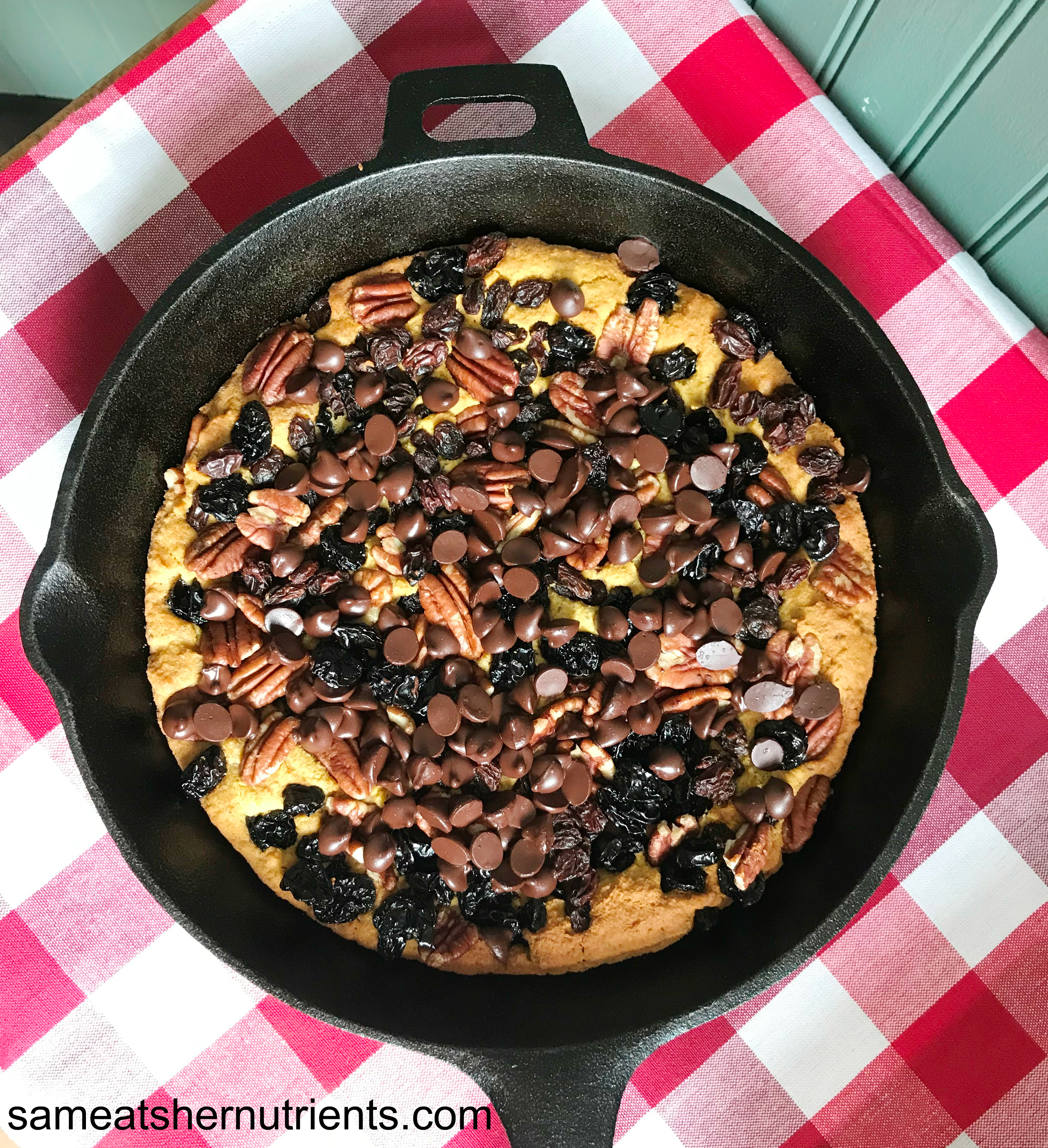 Party Skillet Monster Cookie - Grain Free Delicious and Fun!