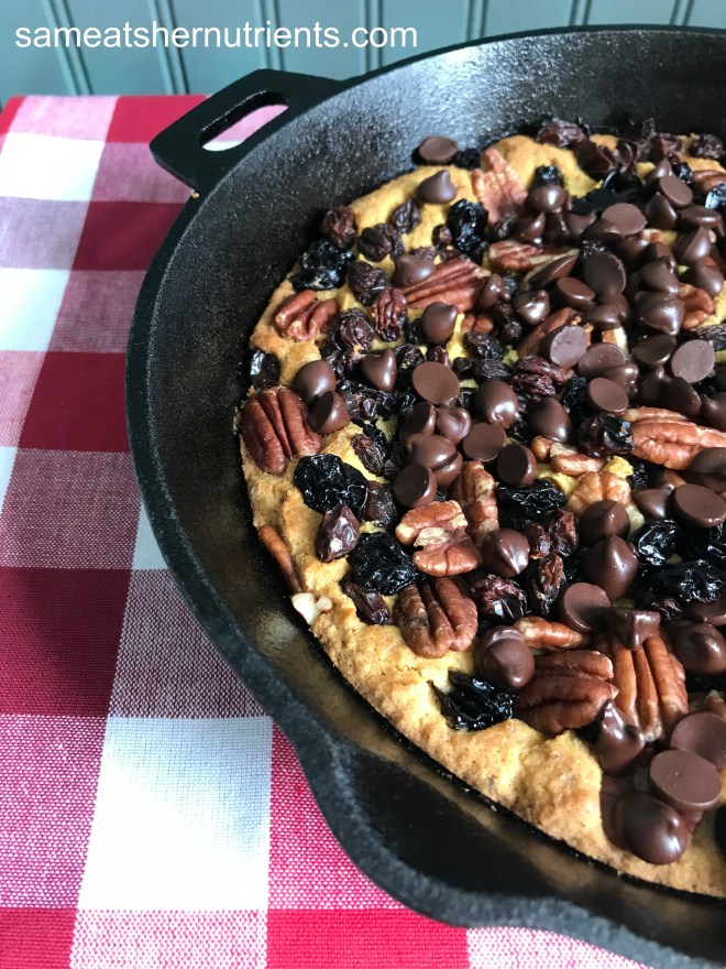 Skillet Monster Cookie (Paleo) - Fun Crowd Pleaser