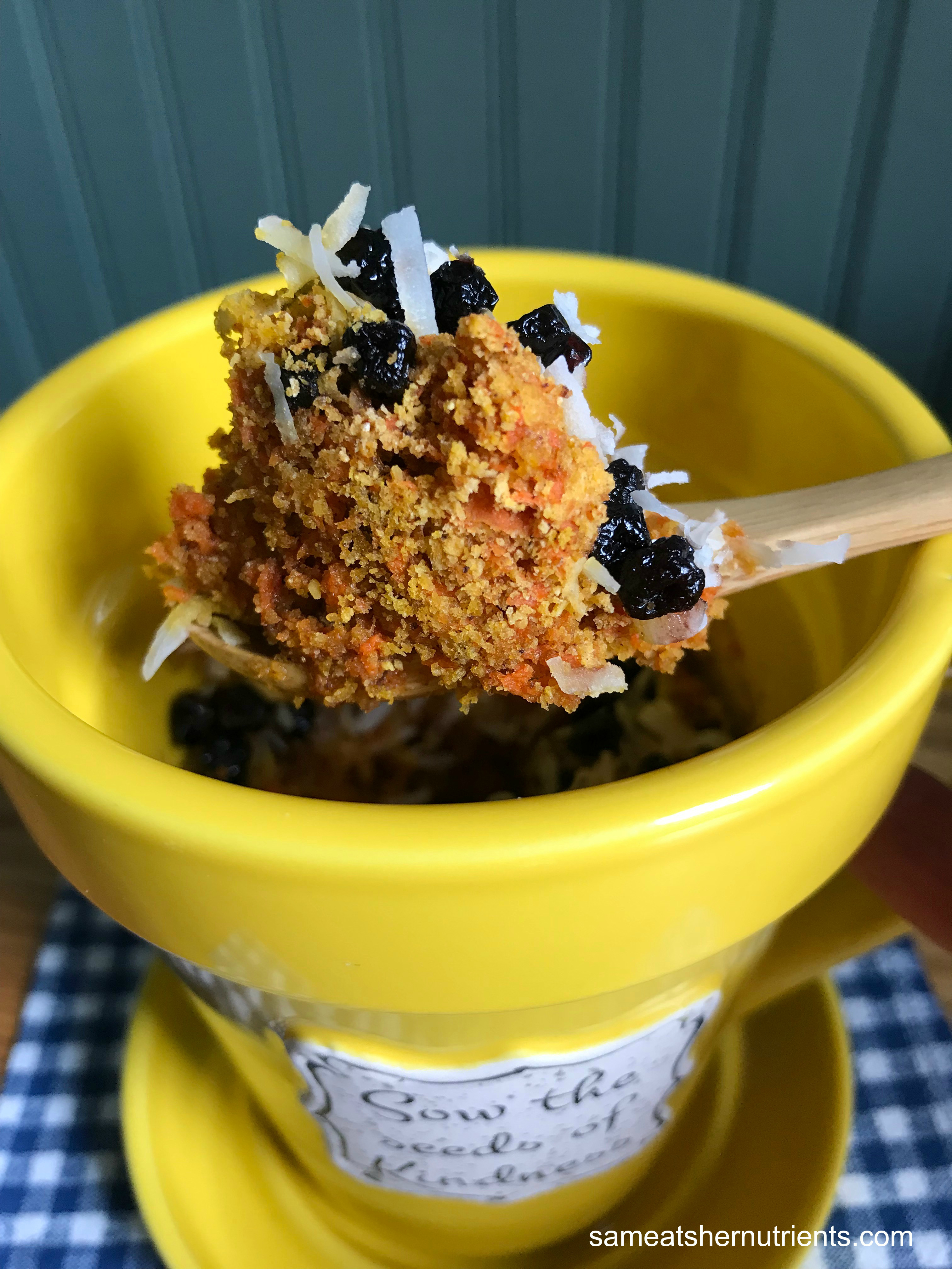 AIP Carrot Cake Mug Muffin - Paleo