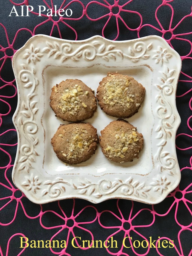 Banana Crunch Cookies Grain Free AIP Paleo