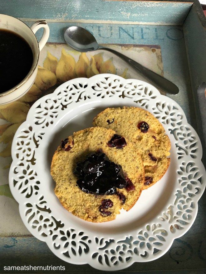 Cranberry Orange English Muffins Grain Free