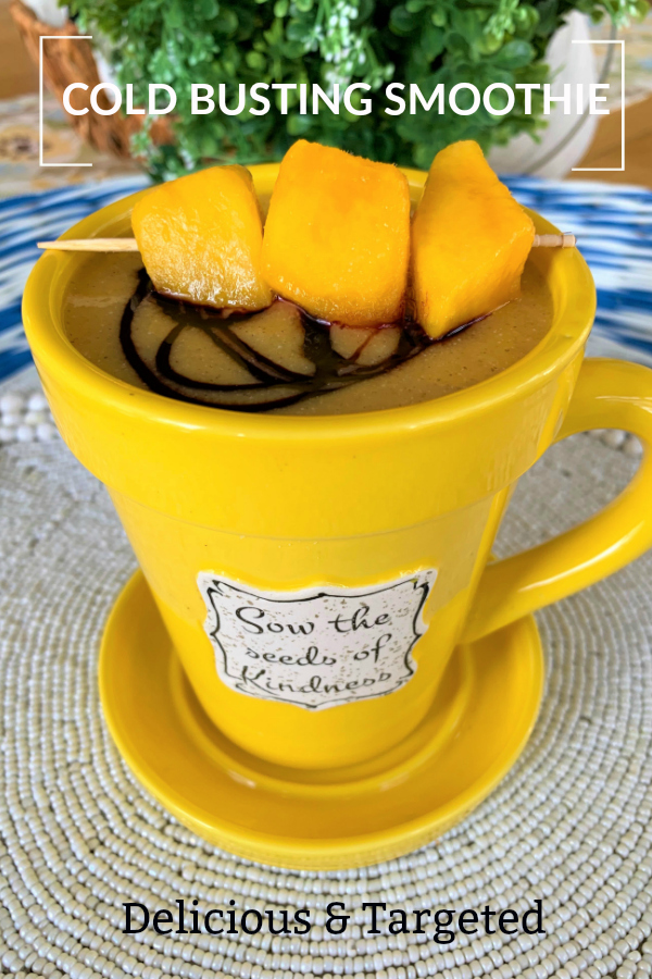 light and yummy, every ingredient in this smoothie serves a purpose! dairy free and gluten free.