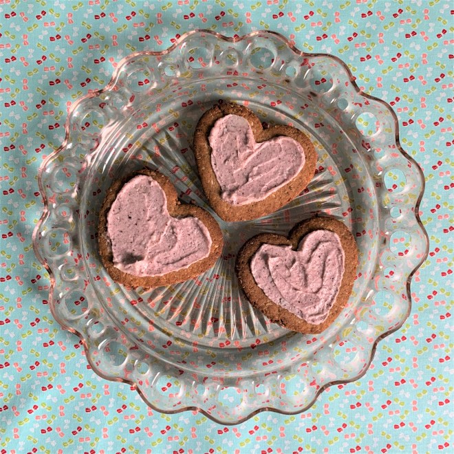 Trio of Iced Valentines Day Cookies