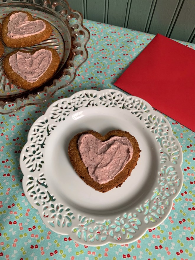 Valentines Day AIP Cutout Heart Cookies