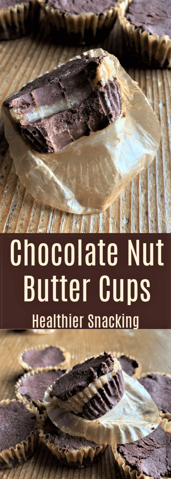 Chocolate Nut Butter Cups! These are creamy and delicious with ingredients you can feel good about. Dairy Free, Gluten Free, Paleo, Vegan