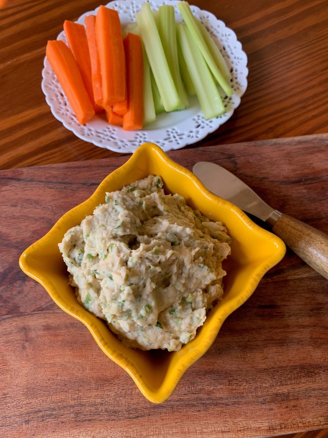 Creamy Garlic and Herb Bean Dip Gluten and Dairy Free