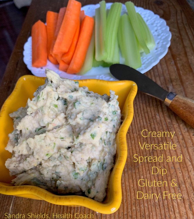 Tuscan Herb Spreadable Dip Healthy and Versatile. Vegetarian, Gluten and Dairy Free