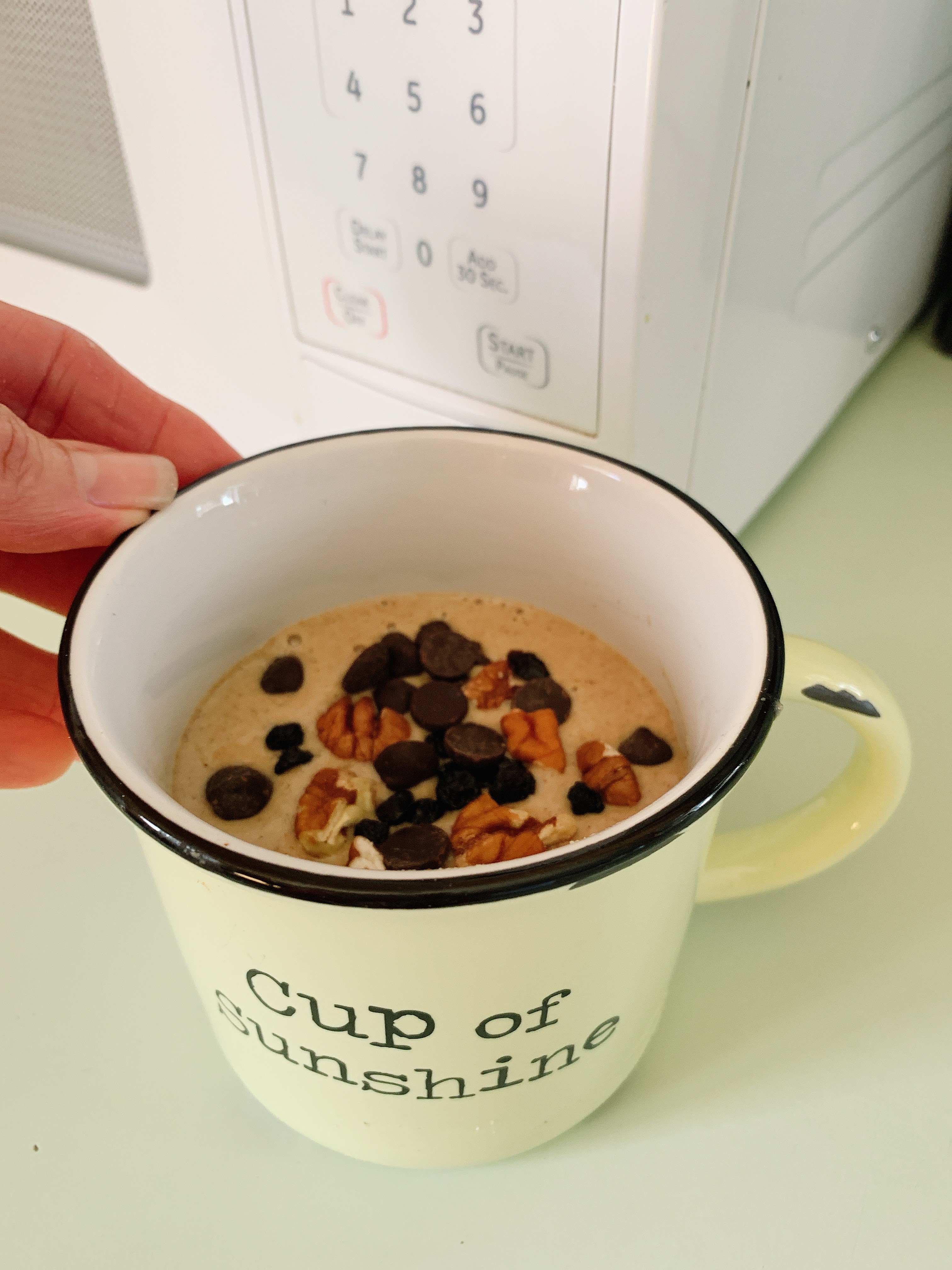 Quick Muffin Batter in Mug