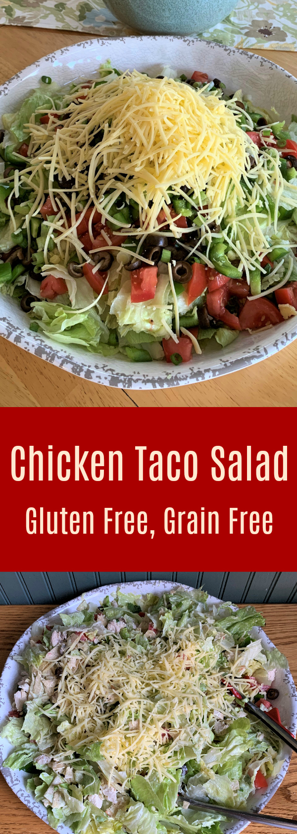 Chicken Taco Salad Grain Free Gluten Free