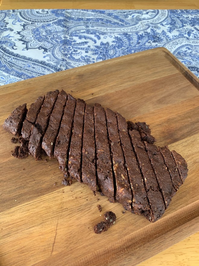 Dark Chocolate Pecan Biscotti 2